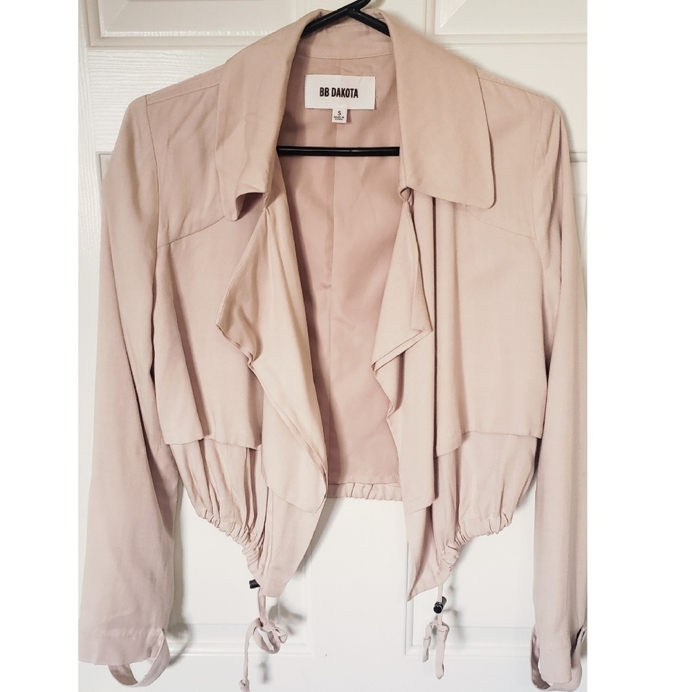 BB Dakota blush colored jacket